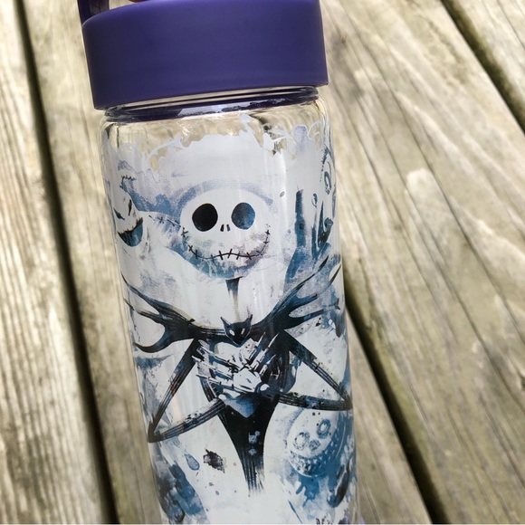Night before Christmas - JACK WATER BOTTLE / Glass 20 ounces / Disney - Picture 2 of 8